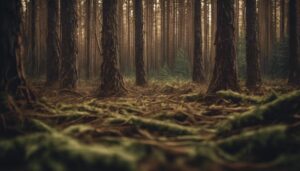 cedar trees losing color