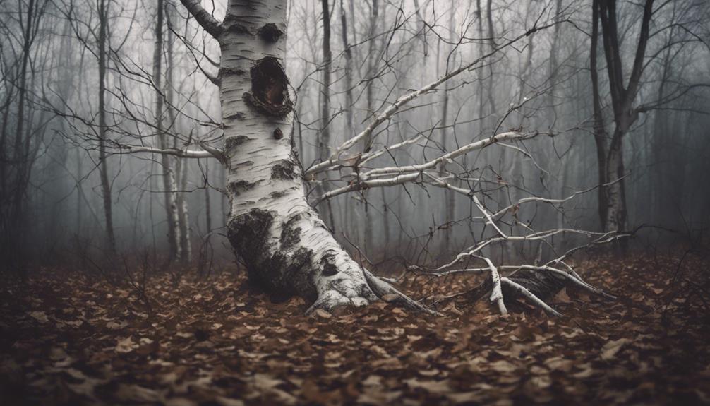 dying birch tree analysis