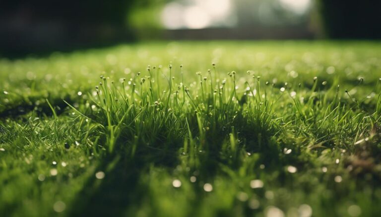 lawn grass natural regrowth