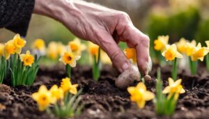 cultivating small yellow blooms