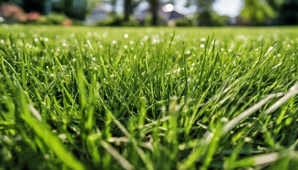 grass fills in naturally