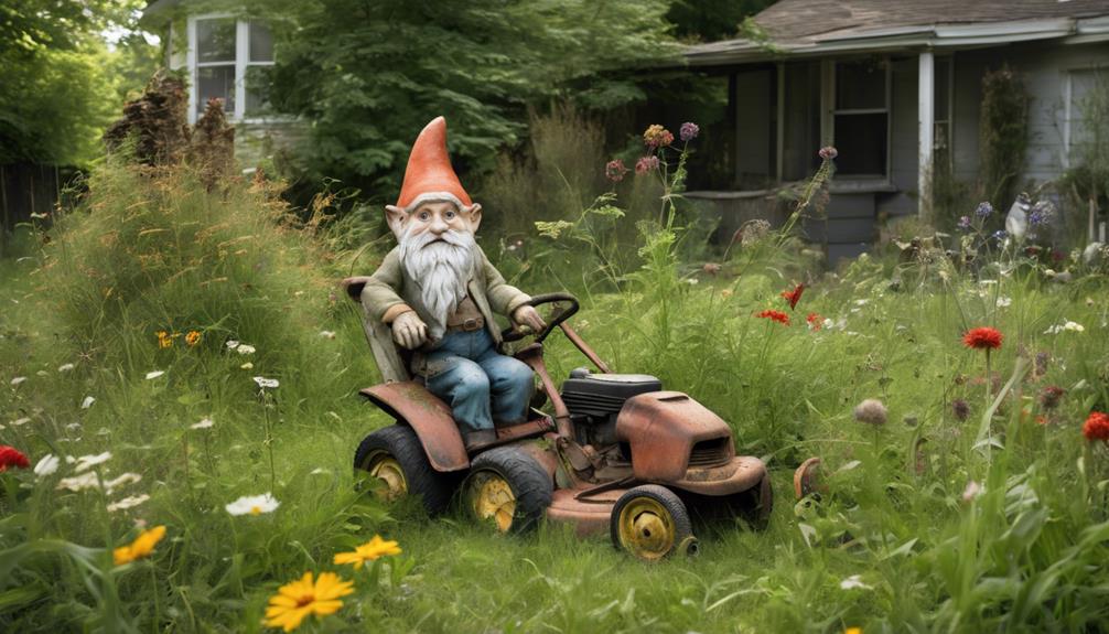 grass grows out of control