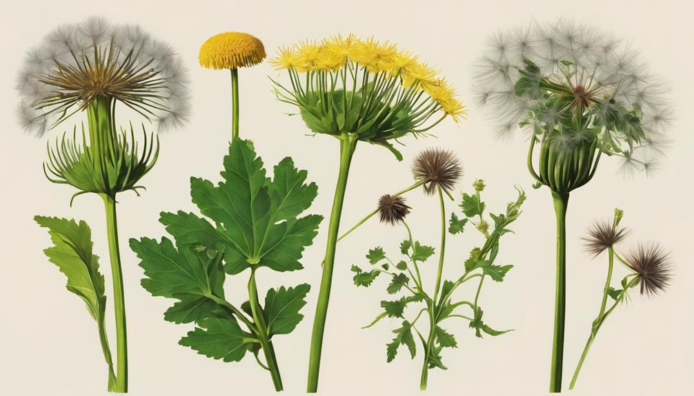 pesky lawn weeds in