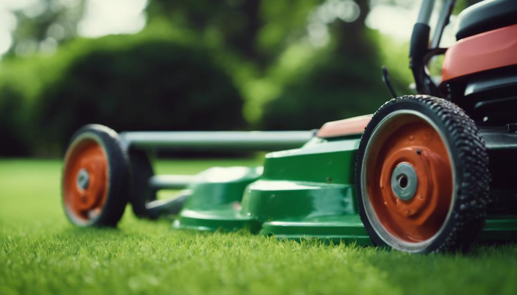 rear roller lawn mowers