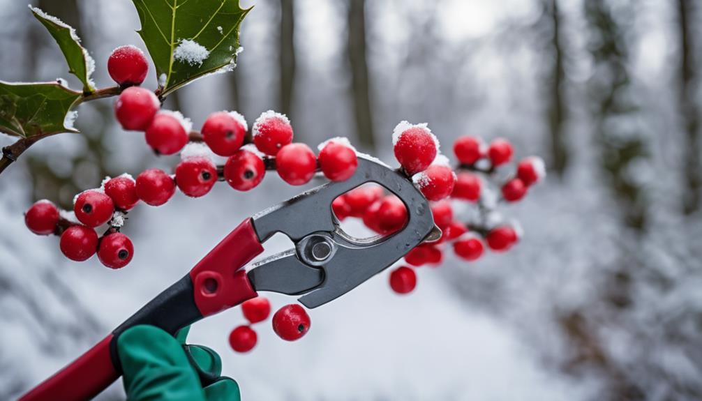 remove invasive english holly