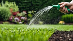 watering new grass seed often