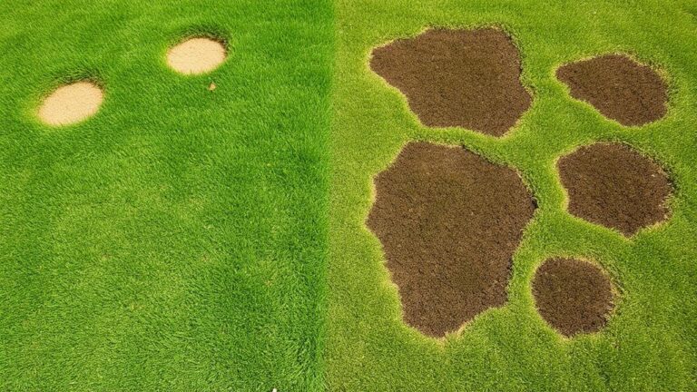 dollar spot vs brown patch