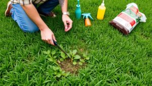 eliminate crabgrass from lawn