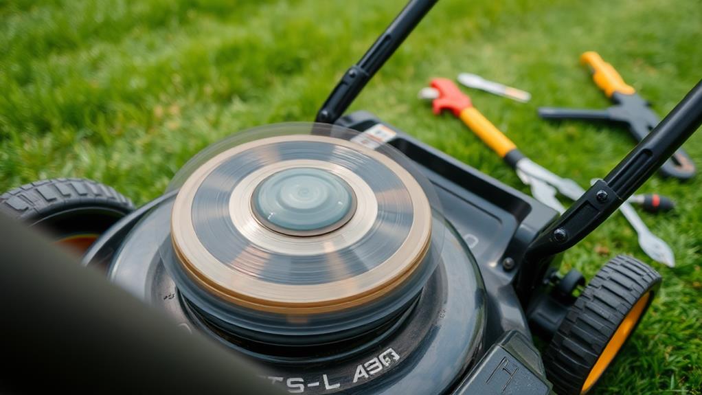 lawn mower experiencing vibrations