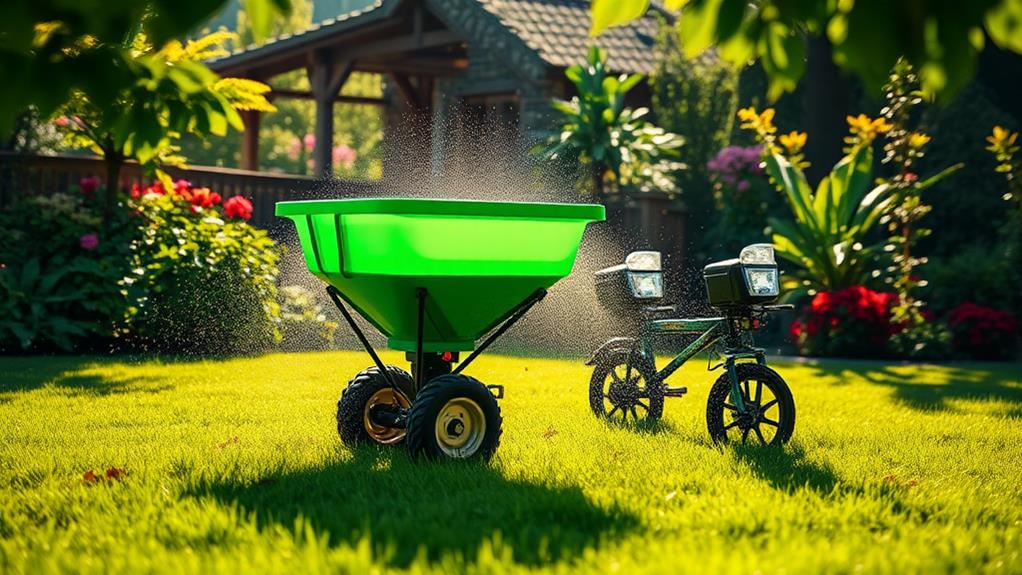 maximize fertilizer spreader efficiency