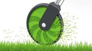 mulching blade cutting mechanism