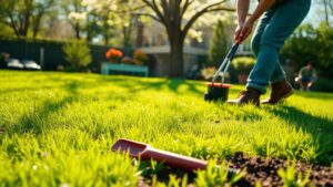 revive lawn after winter