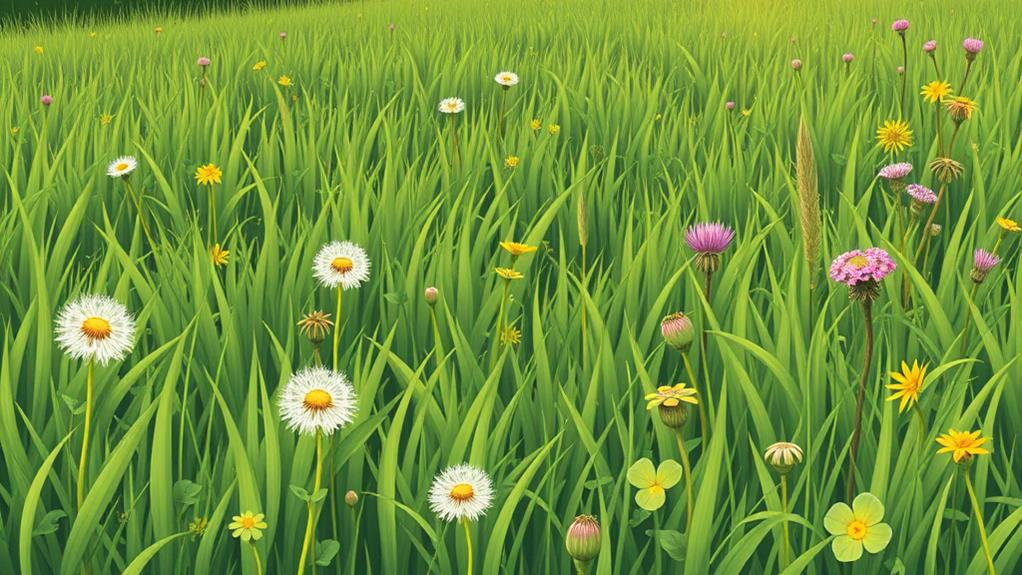 spring lawn weeds management
