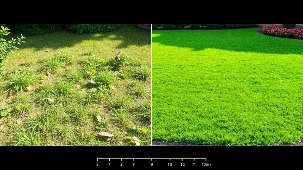 timeframe for lawn care results